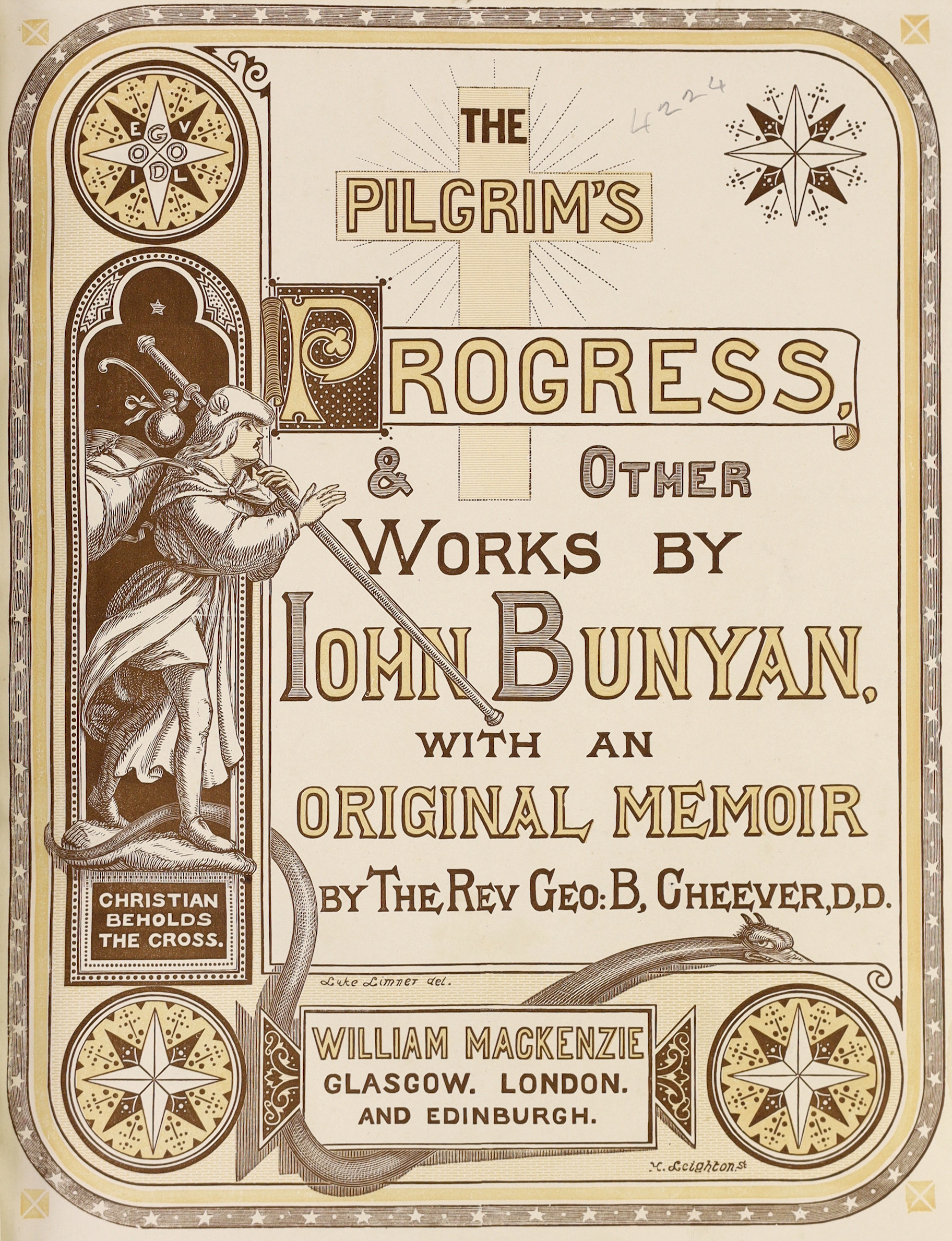 Bunyan, John. The Pilgrim’s Progress and Other Works. The Prefaces, Indices, and the Text Revised by George Offor, Esq. with copious notes, original and selected; and An Original Memoir of the Author, By the Rev. George